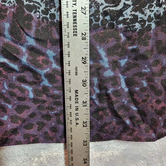 Roz & Ali  Womens 3X Animal and geometric Print Blouse Office casual date modest - Picture 5 of 12